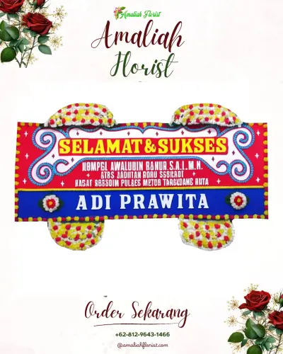 Karangan Bunga Ucapan Selamat di Lodaya