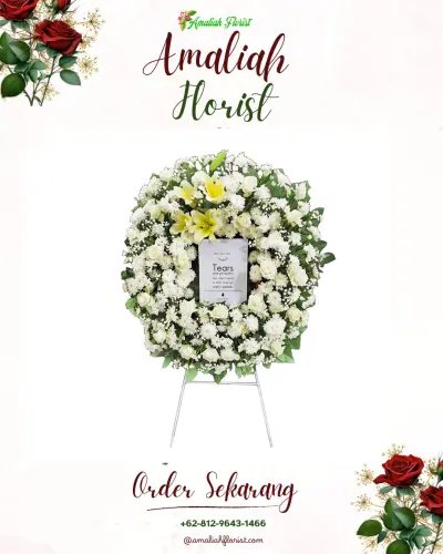 Krans Bunga Duka Cita di Lodaya