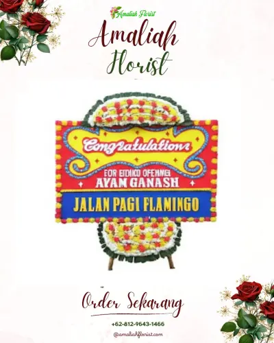 Bunga Papan Congratulation di Lodaya